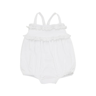 St. Bart's Bubble Bathing Suit Worth Avenue White