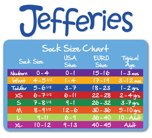 Jefferies Rainbow Stripes Hearts Smiley Face Crew Socks 6 Pack