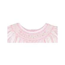 Load image into Gallery viewer, Pink Smocked Daygown &amp; Bonnet Set
