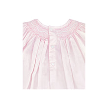 Load image into Gallery viewer, Pink Smocked Daygown &amp; Bonnet Set