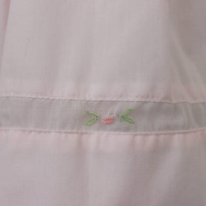 Pink Smocked Daygown & Bonnet Set