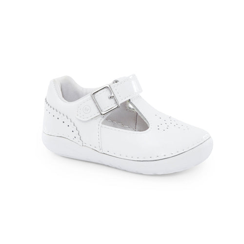 Stride Rite Soft Motion Lucianne Mary Jane Shoe White Patent