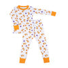 Orange & Purple Tiger Pride Long Pajamas