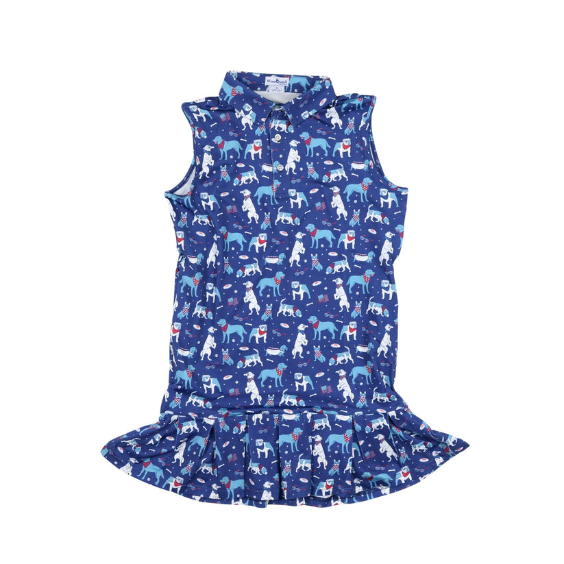 Yankee Doodle Dogs Polo Sleeveless Dress