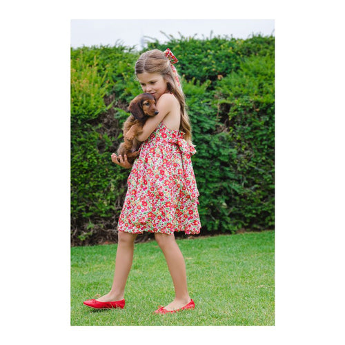Red Betsy Floral Dress