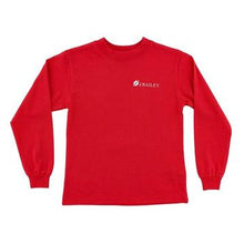 Load image into Gallery viewer, Long Sleeve Logo Tee Football On Cayenne