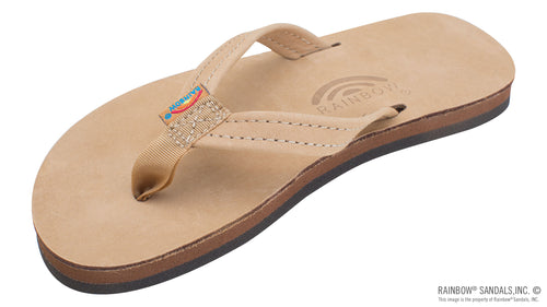 Rainbow Premier Leather Sandal Thin Strap