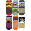Load image into Gallery viewer, Construction Dinosaurs Crew Socks 6 Pack