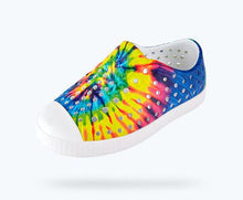 Load image into Gallery viewer, Native Jefferson Print Shell White/Shell White/Neon Multi Tie Dye