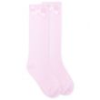 Pointelle Bow Knee High Socks 1 Pair Pink