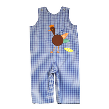 Load image into Gallery viewer, Blue Pumpkins &amp; Turkey Reversible Longall