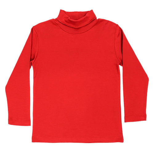 Unisex Red Knit Turtleneck