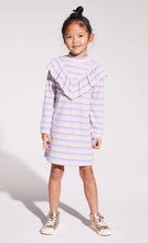 Load image into Gallery viewer, Aspen Dress Lilac Sparkle Stripe