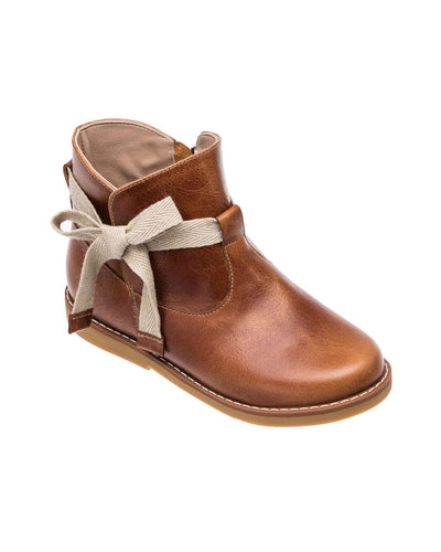 Elephantito Sunny Bootie with Bow Brown