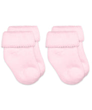 Load image into Gallery viewer, Jefferies Baby Terry Turn Cuff Booties 2 Pack