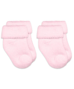 Jefferies Baby Terry Turn Cuff Booties 2 Pack