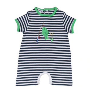 Fishing Day Applique Short Playsuit