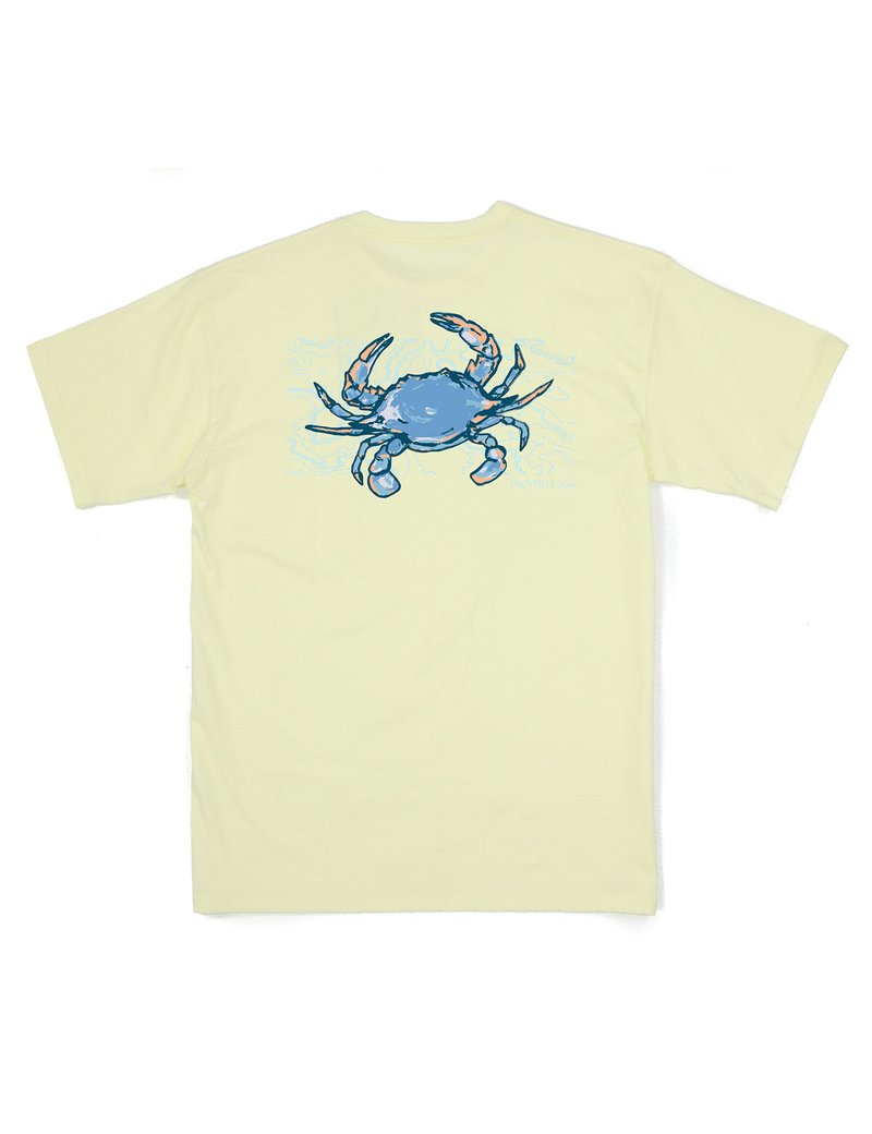 LD Topo Crab Short Sleeve Light Yellow