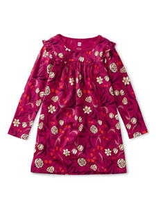 Mighty Mini Ruffled Up Tulips & Twins in Berry Dress