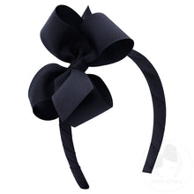 Load image into Gallery viewer, Headband w/Grosgrain Bow