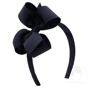 Headband w/Grosgrain Bow