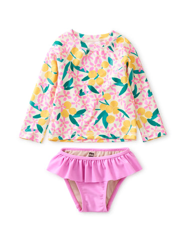 Rash Guard Baby Swim Set Vanilla Floral