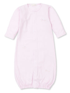 Lovey Lambs Pink Converter Gown with Hand Embroidery