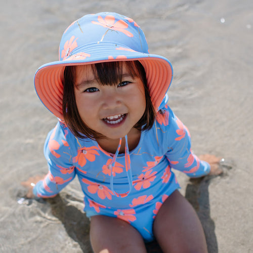 Beach Bloom Reversible Bucket Hat
