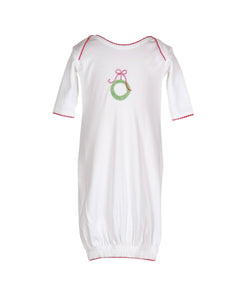 Lambie Layette in Christmas Bow