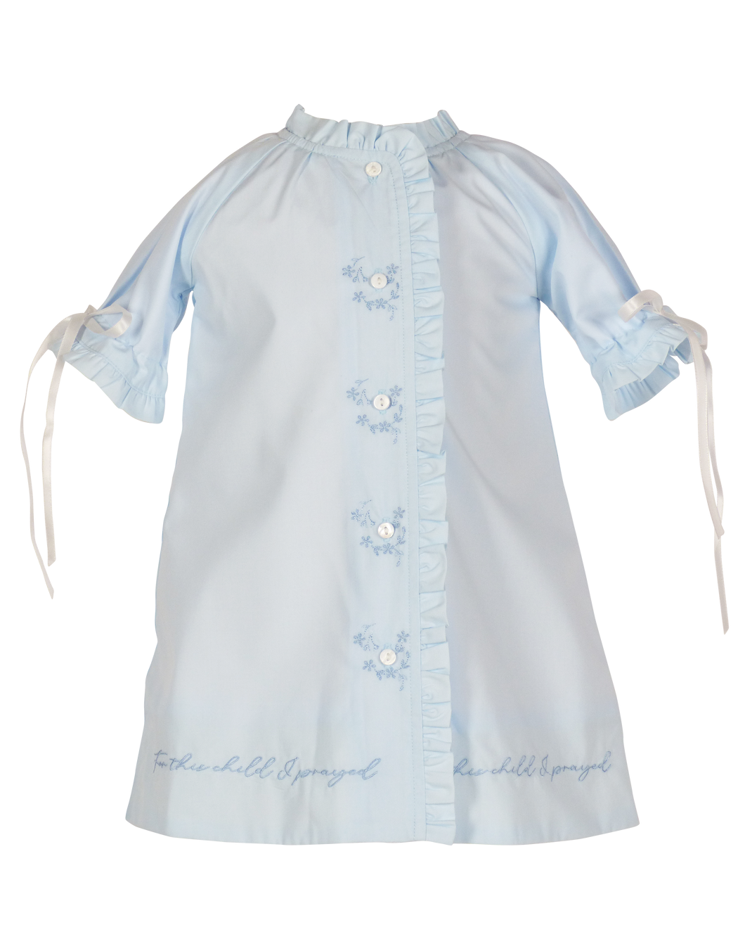 For This Child I Prayed Daygown: Blue