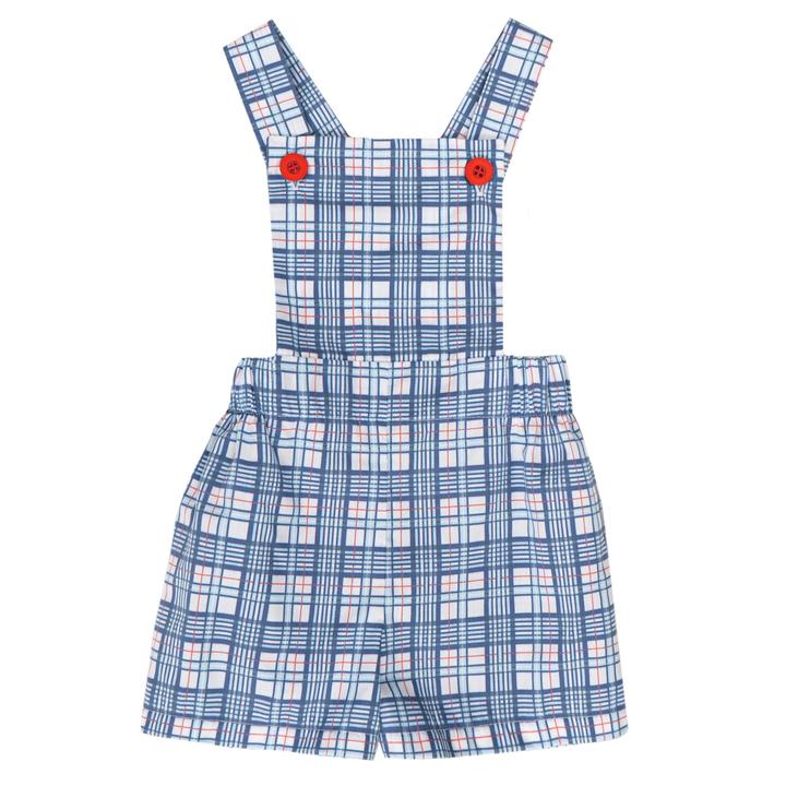 Arthur Apron Jon Jon Red/Navy Plaid