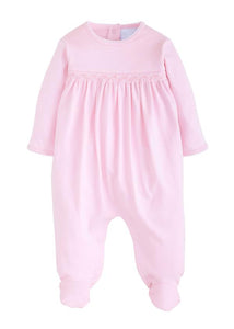Pink Welcome Home Layette Footie