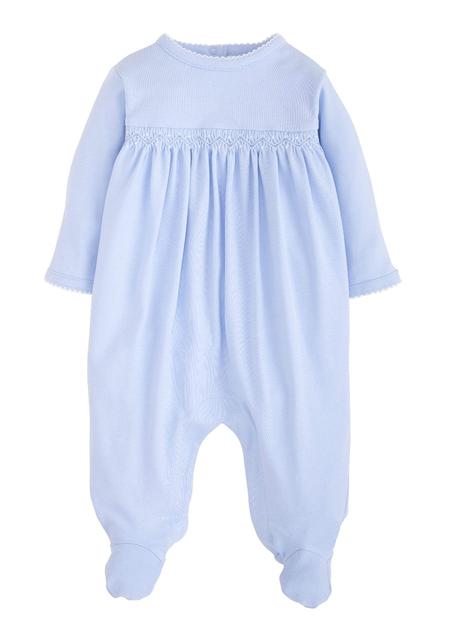 Blue Welcome Home Layette Footie