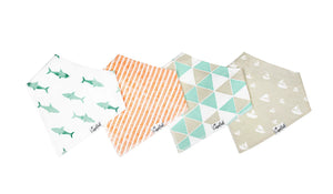 Pacific Bandana Bib Set 4pk