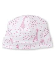 Load image into Gallery viewer, Pink Speckled Giraffes Hat