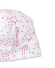 Load image into Gallery viewer, Pink Speckled Giraffes Hat
