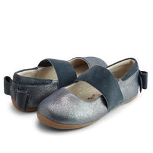 Load image into Gallery viewer, Livie &amp; Luca Aria Ballet Flat Dark Pewter Shimmer
