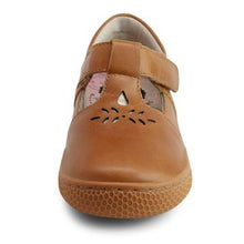 Load image into Gallery viewer, Livie &amp; Luca Prim Classic T-Strap Toffee