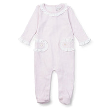 Load image into Gallery viewer, Lucy Pima Cotton Romper Pink Tiny Vine