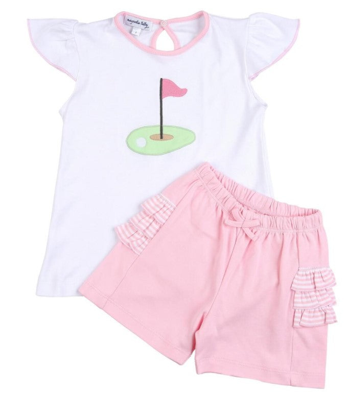 Tee Time Applique Ruffle Flutters