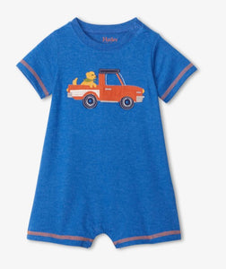 Traveling Pup Baby Romper