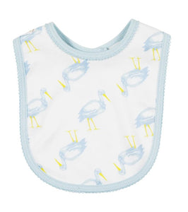 Burp Me Bib Sir Proper Stork & Buckhead Blue