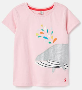 Astra Artwork Top Pink Whale