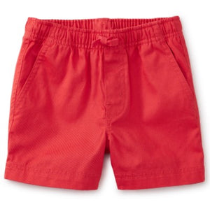 Twill Sport Shorts Scarlet