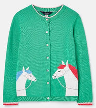 Load image into Gallery viewer, Madison Green Horses Cardigan