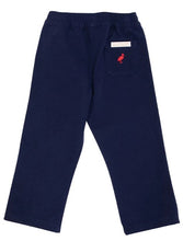 Load image into Gallery viewer, Sheffield Pants Twill Nantucket Navy with Richmond Red Stork