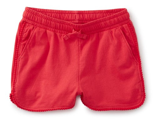 Pom Pom Shorts Scarlet