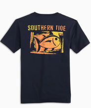 Load image into Gallery viewer, Short Sleeve True Navy Spray Painted Skipjack T-Shirt