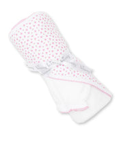 Load image into Gallery viewer, Rosebuds En Pointe Hooded Towel with Mitt Set