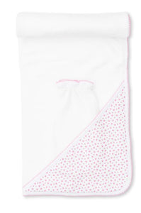 Rosebuds En Pointe Hooded Towel with Mitt Set
